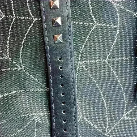 Leather Studded Apple Watch Band 38/40mm - Picture 2 of 4